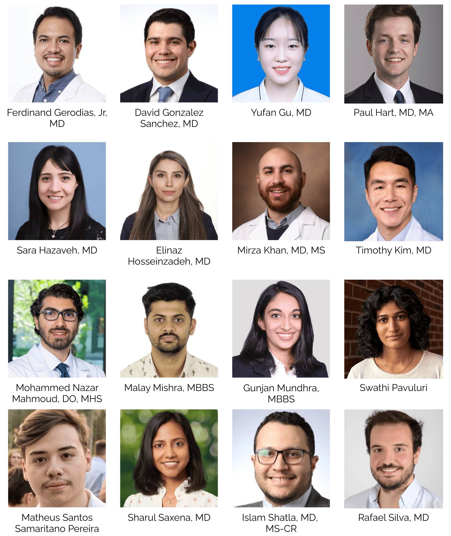 Headshots of the 2025 Future Leaders