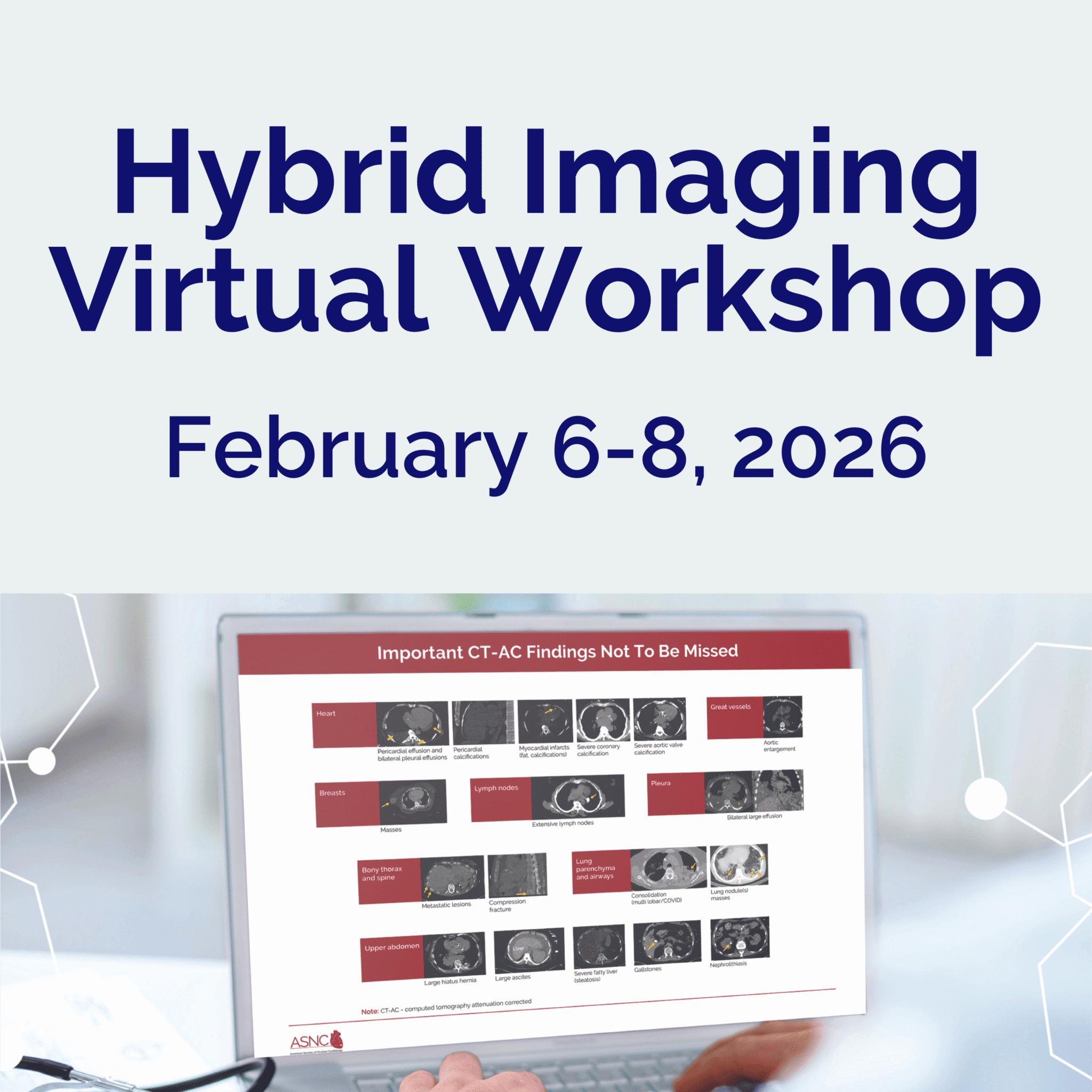 Hybrid Imaging Virtual Workshop Prospectus - ASNC