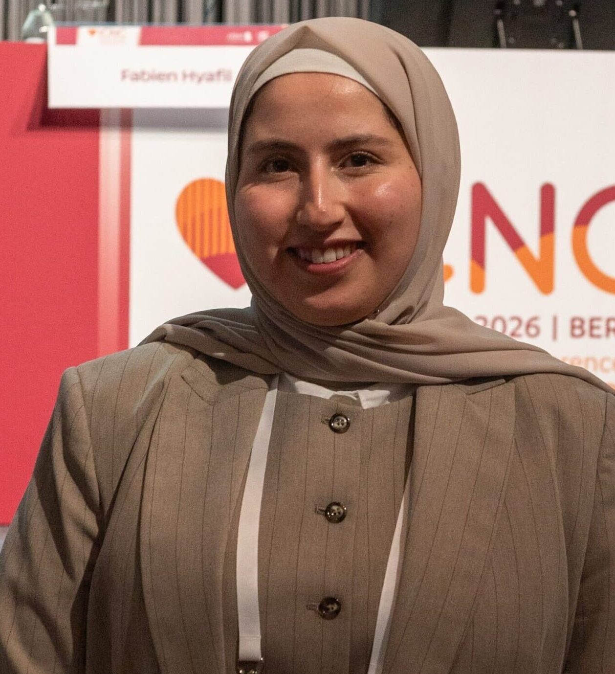 Maria Alwan, MD, at ICNC2026 Young Investigator Awards Competition. 