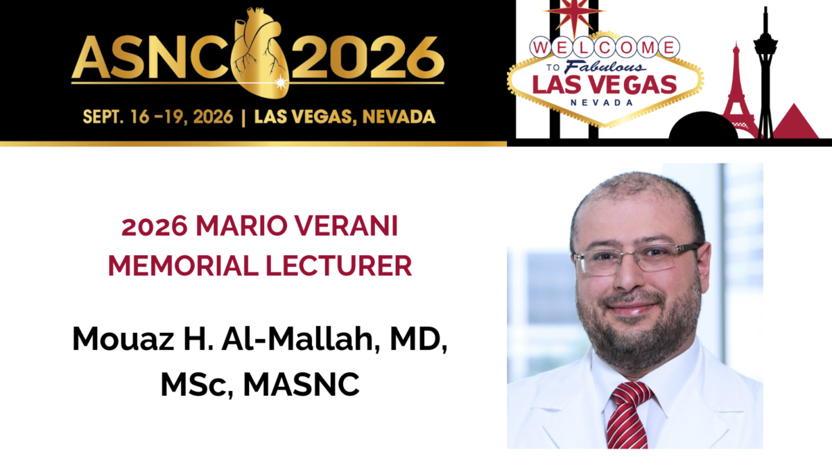 ASNC 2026 conference logo and Las Vegas skyline background.